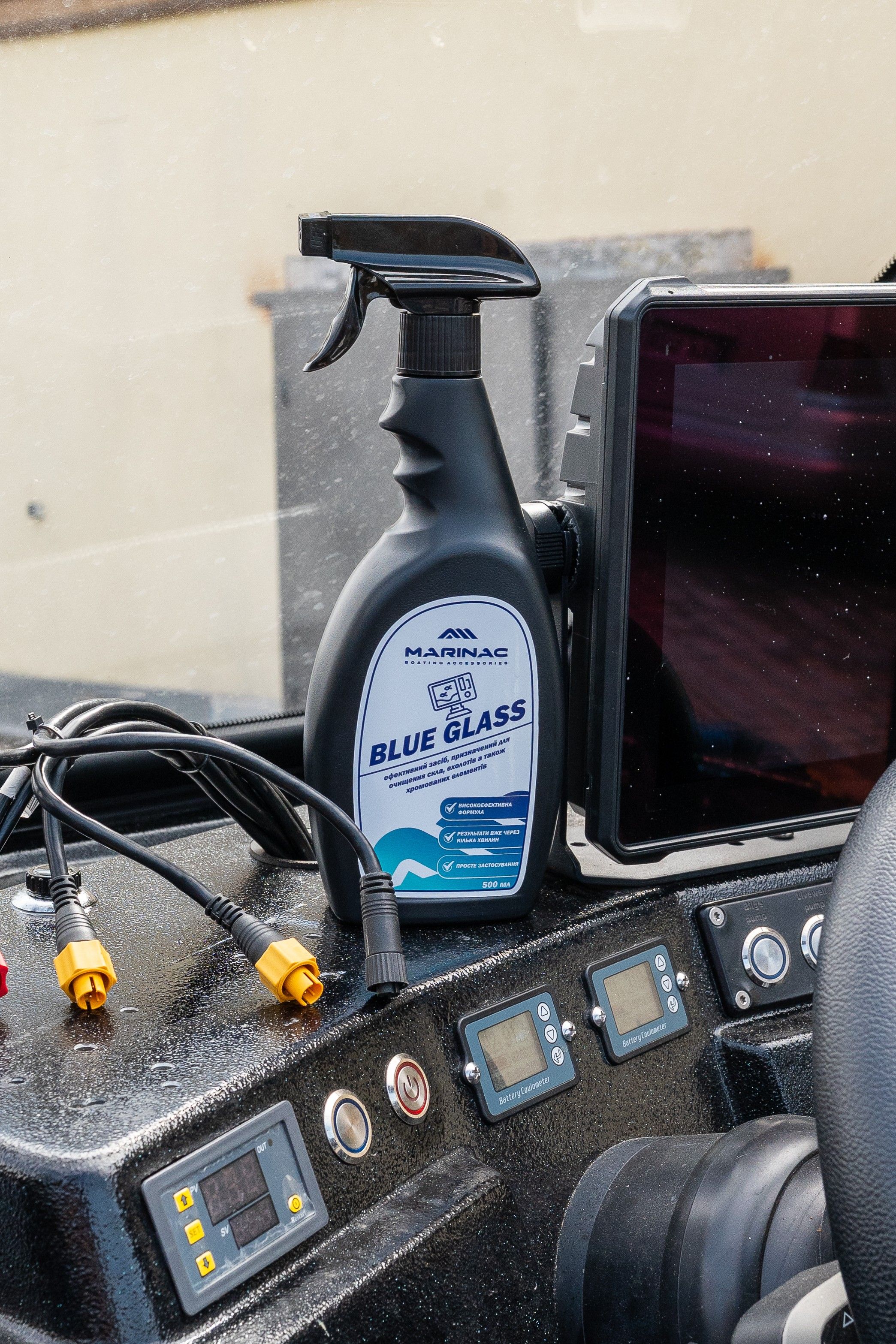 Marine Glass & Fish Finder Screen Cleaner BLUE GLASS 0,5L