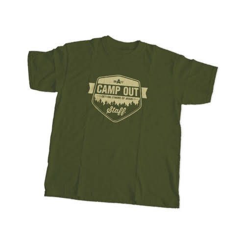 Camp Out Staff T-Shirt (Med 38-40)
