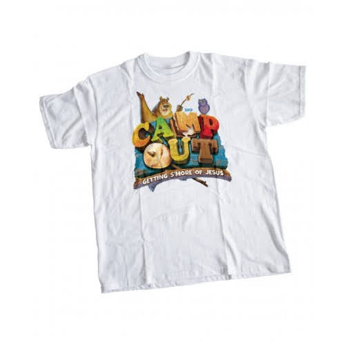 Camp Out Theme T-Shirt (Adult Xl)