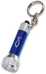 Nøglering med lygte "Fisk"