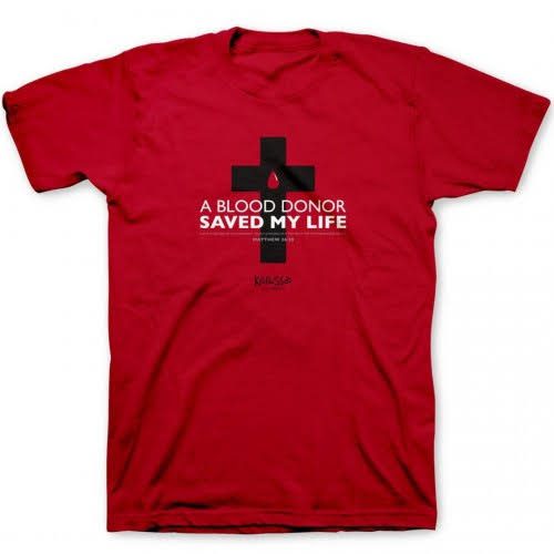 Blood Donor Red T-Shirt Medium