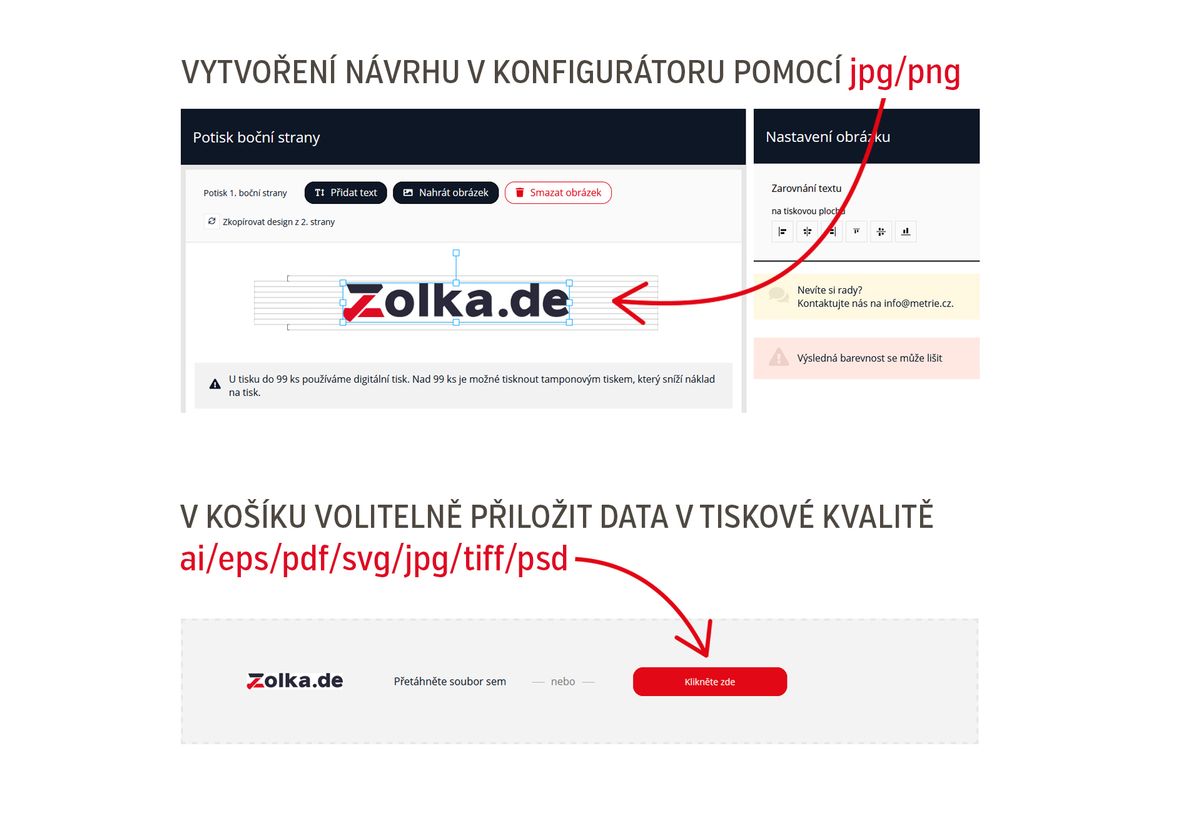 Kam nahraji tisková data