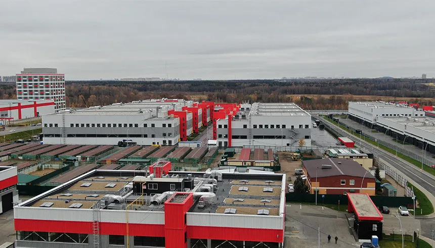 В «Технополисе Москва» применили технологии индустриального высокоскоростного строительства
