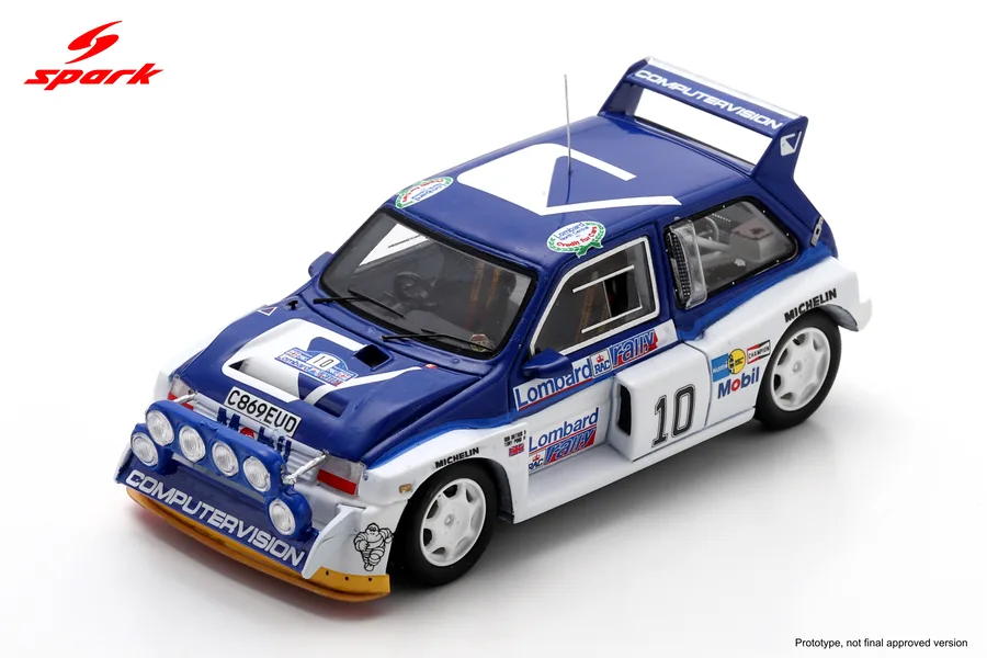 MG Metro 6R4 No.10 3rd RAC Rally 1985