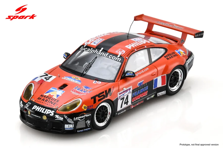 PORSCHE GT3 RS n74 17th Le Mans 2001 L. Alphand - M. Ligonet - L. Marques