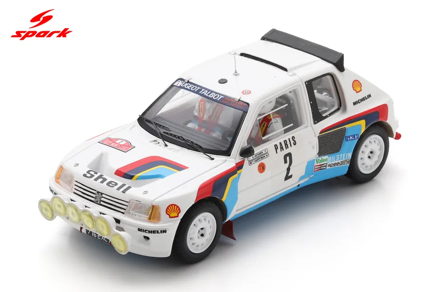 Peugeot 205 T16 No.2 Winner Monte Carlo Rally 1985