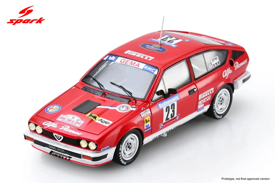 Alfa Romeo GTV6 No.23 5th Tour de Corse 1985