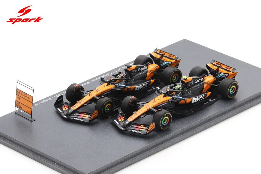 McLaren MCL39 No.4 & No.81 Formula 1 Constructors' Champion 2025