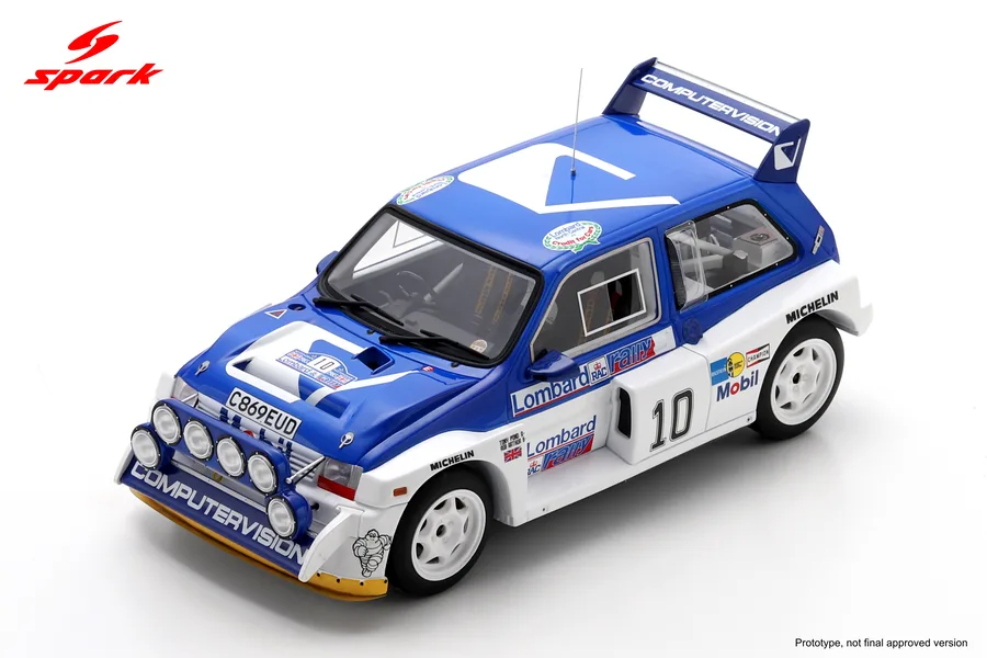 MG Metro 6R4 No.10 3rd RAC Rally 1985