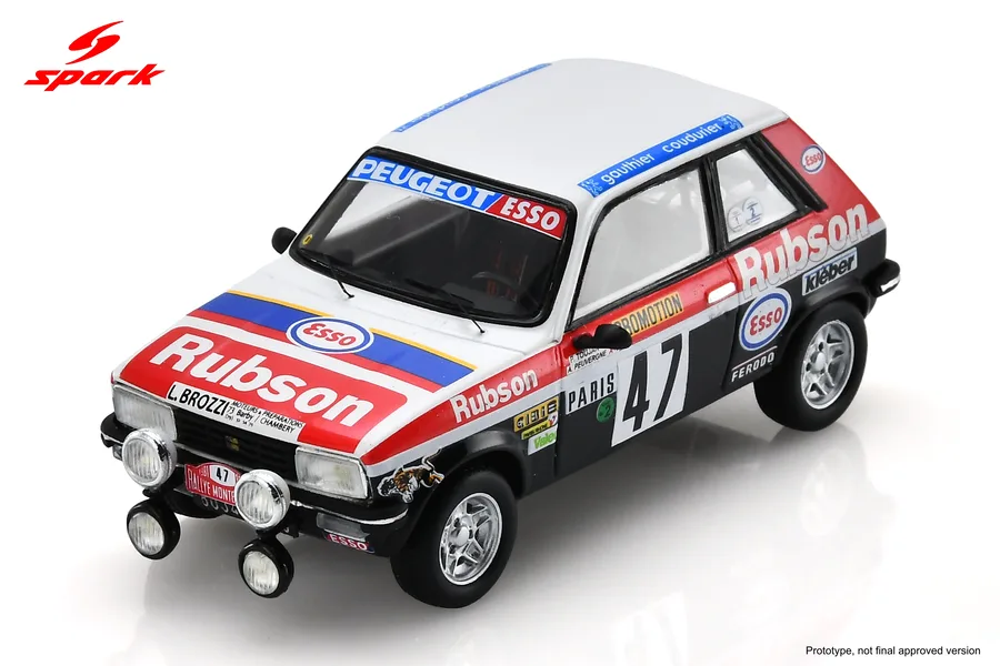Peugeot 104 ZS No.47 18th Monte Carlo Rally 1981