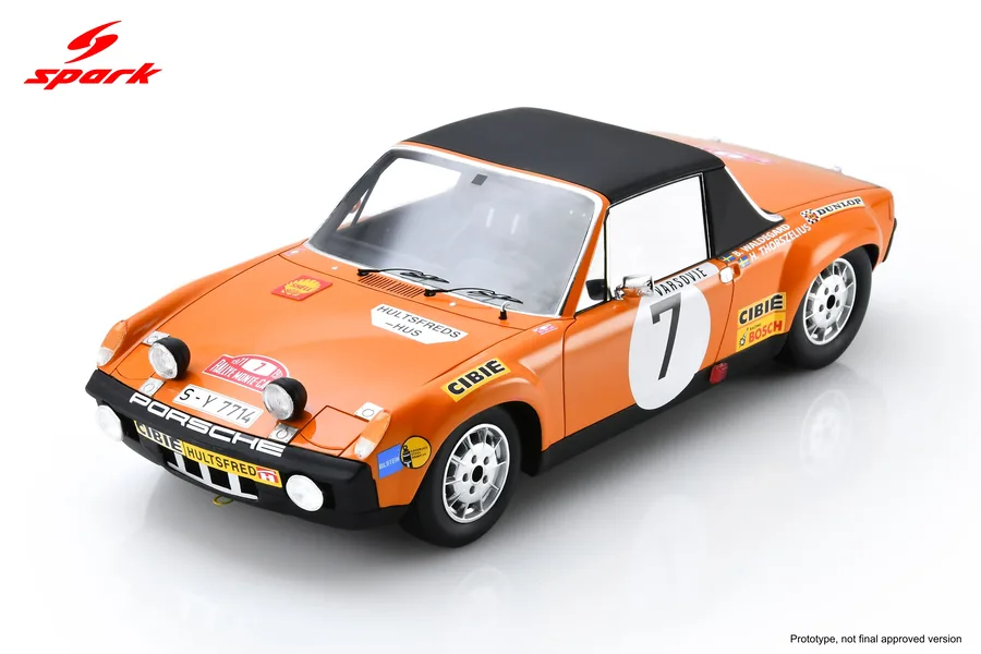 Porsche 914/6 No.7 3rd Monte Carlo Rally 1971