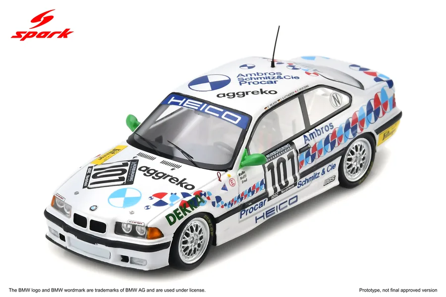 BMW M3 E36 No.101 Heico Dienstleistungen Winner Nürburgring 24H 1994