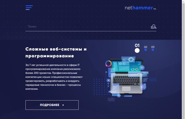 Nethammer студия разработки сервисов и систем