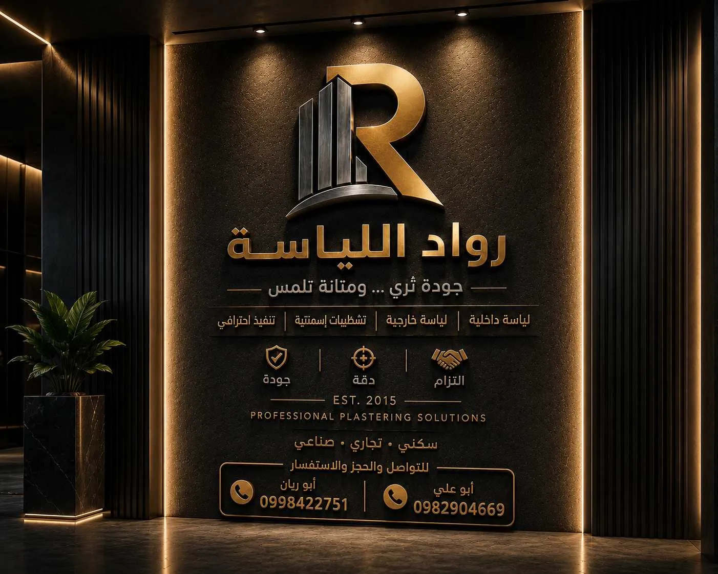 رواد اللياسة وتشطيبات