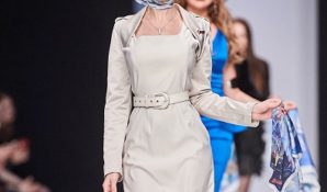 Коллекцию «Синий платочек Победы» представили в рамках Mercedes Benz Fashion Week