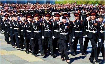 На Поклонной горе прошел Парад кадетского движения Москвы