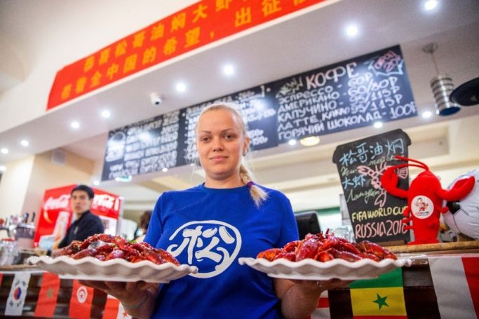 Songge Crawfish – китайский акцент кулинарному обслуживанию на ЧМ-2018