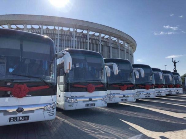 На ЧМ по футболу-2018 работает 300 автобусов компании Yutong Bus