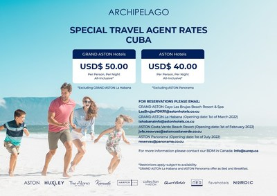 Archipelago приглашает туристов на Кубу и публикует тарифы для турагентств
