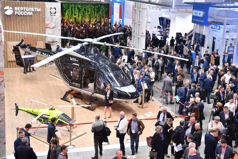 HeliRussia 2022: в Москве открылась XV международная выставка вертолетной индустрии