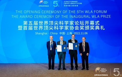 5-й Всемирный форум лауреатов начался с первой церемонии вручения премии WLA Prize