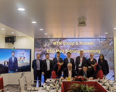 MTN и Huawei подписали Меморандум о взаимопонимании по расширению доступа к цифровым технологиям и устойчивому развитию в Африке