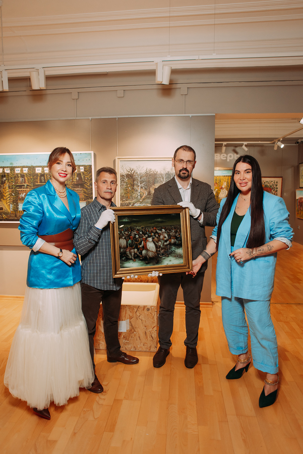Коллекция картин Хорватского наива передана в дар музею Екатеринбурга Радой Русских