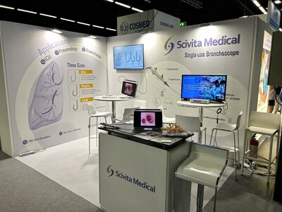 На конгрессе ERS 2023 был представлен одноразовый видеобронхоскоп Scivita Medical