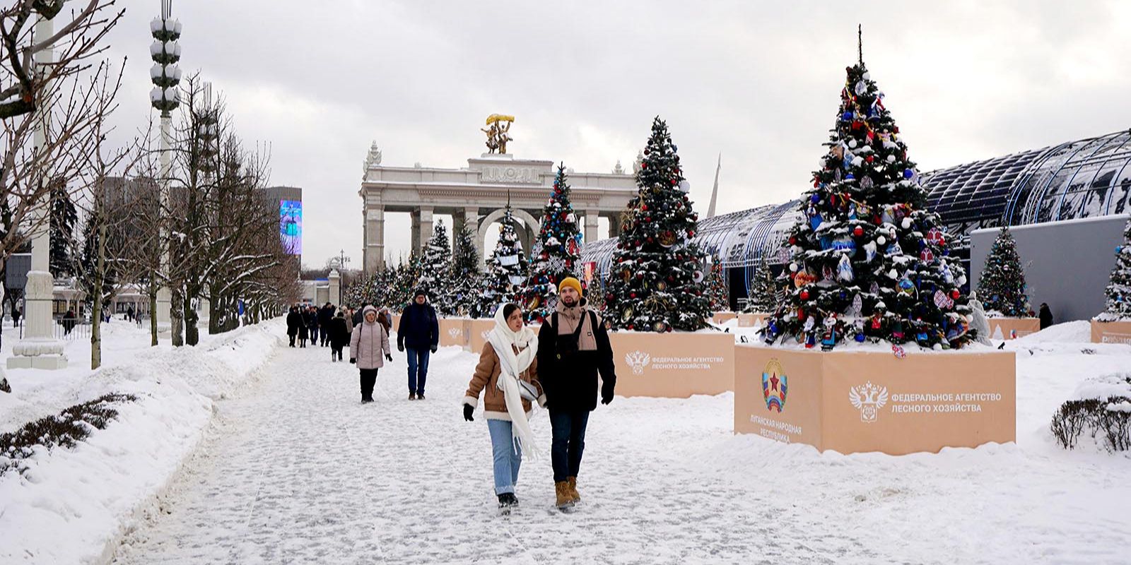 «Снежный маршрут»: москвичей приглашают на зимнюю прогулку по ВДНХ