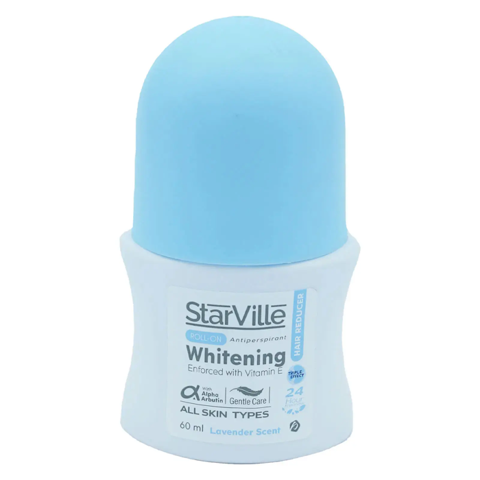 StarVille Whitening Roll-On Antiperspirant - Lavender Scent (60 ml) - 2