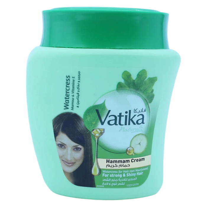 Vatika Naturals Hammam Cream - Watercress, Marrow & Vitamin E(225 ml)