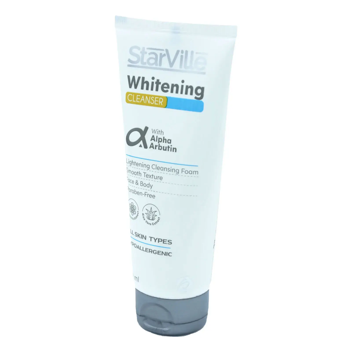 StarVille Whitening Cleanser - Lightening Cleansing Foam with Alpha Arbutin (200 ml)