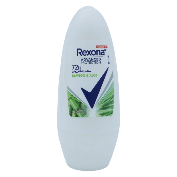 Rexona Women Advanced Protection 72H+ Antiperspirant  Bamboo Freeze & Aloe Vera Roll On 50 ml