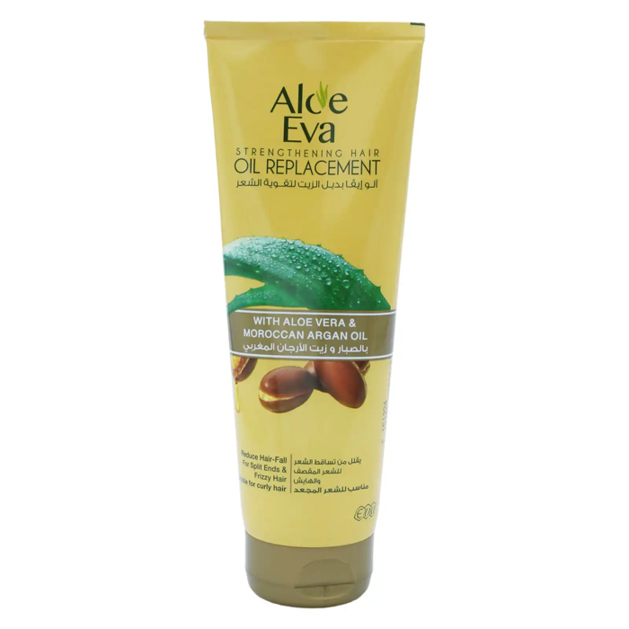 Aloe Eva Strengthening Hair Oil Replacement - Aloe Vera & Moroccan Argan Oil(230 ml)