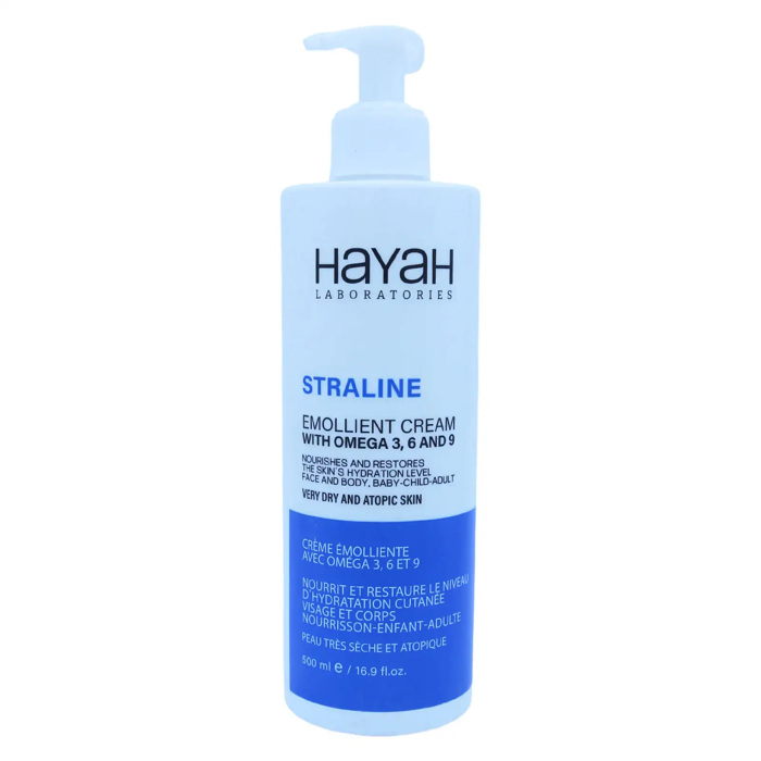 Hayah Straline Emollient Cream White( 500ml)