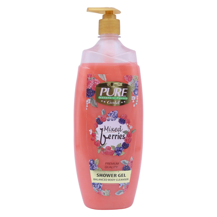 PURE Gold Mixed Berries Shower Gel 1000 gm