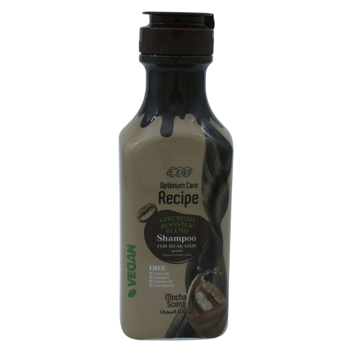 Eva Optimum Care Recipe Strength Booster Blend Shampoo For Weak Hair - Mocha Scent (350 ml)