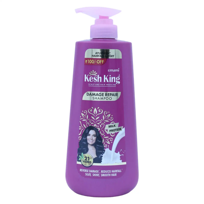 Kesh King Ayurvedic Hairfall Expert Damage Repair Shampoo Milk Protein 600 ml