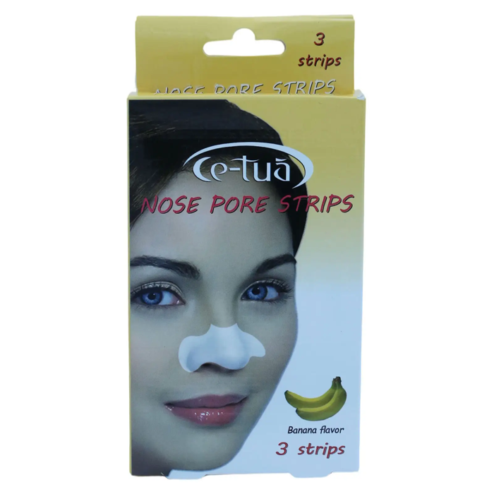 Ce-Tua Nose Strips Cleanser Banana Flavor, 3 strips