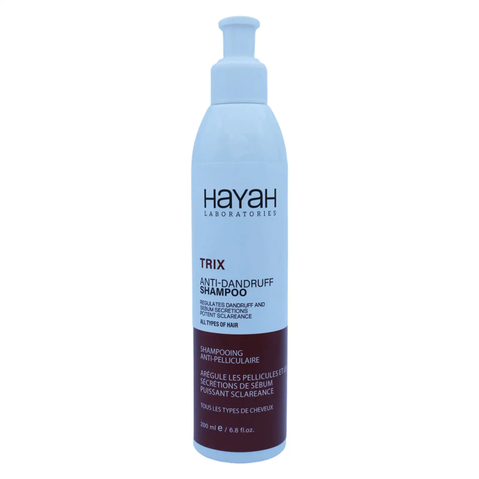Hayah Trix Anti-Dandruff Shampoo Regulates Dandruff and Sebum Secretions (200 ml)