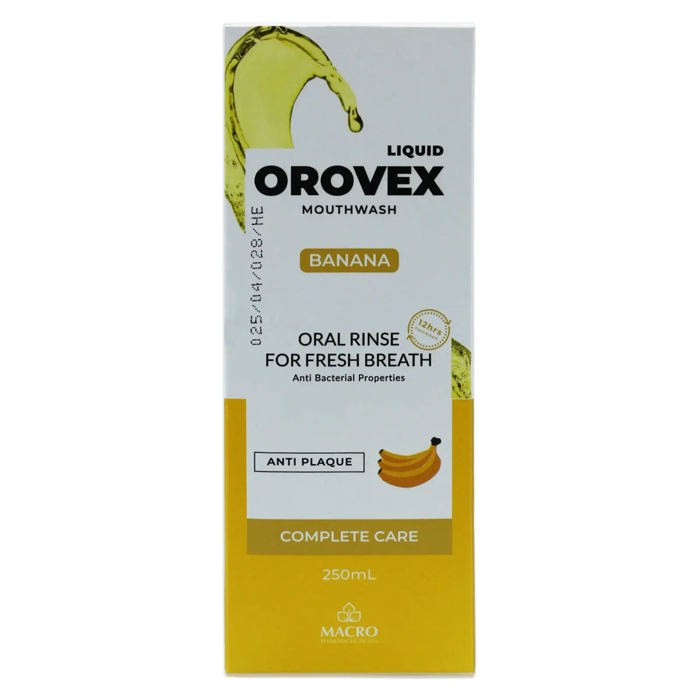 Orovex Mouthwash (banana flavor) 250 ml