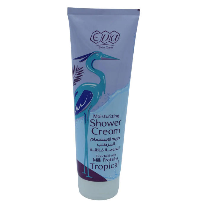 Eva Skin Care Moisturizing Shower Cream with Milk Proteins - Tropical (250 ml)