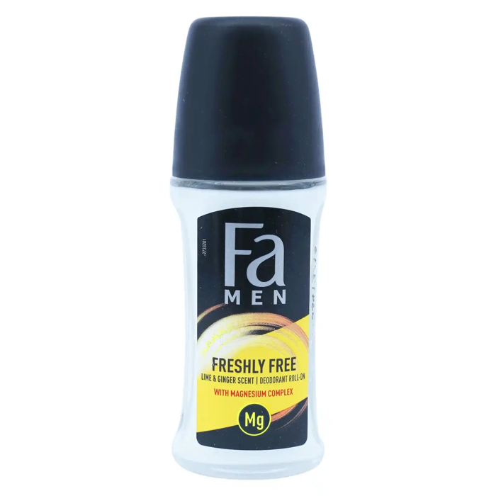 Fa Roll On Deodorant with Lime and Ginger Scent for Men 50 ml