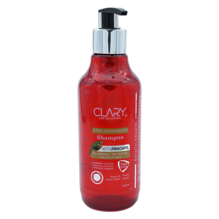 Clary Anti-Dandruff Shampoo - Hair Fall Control with Procapil (300 ml)