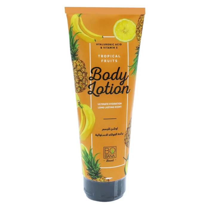 Bobana Tropical Fruits Body Lotion - Ultimate Hydration & Long Lasting Scent240 ml