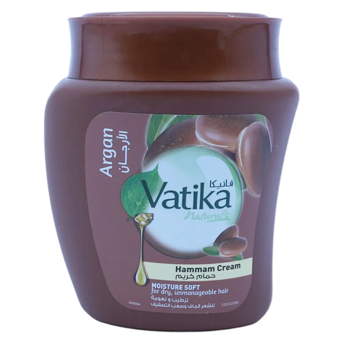 Vatika Naturals Hammam Cream - Argan - Moisture Soft(225ml)