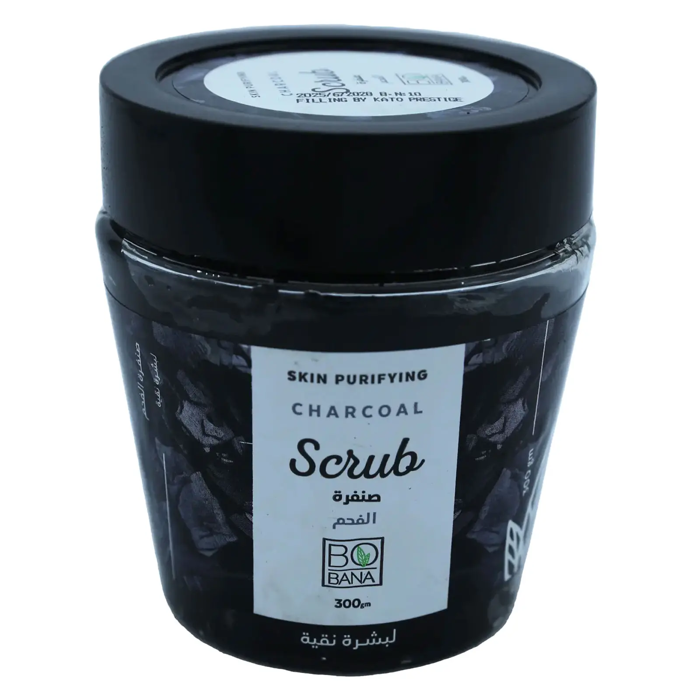 Bobana Skin Purifying Charcoal Scrub - For Pure Skin (300 gm)