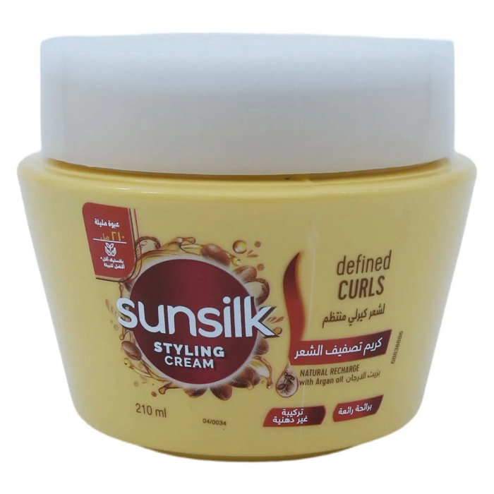 Sunsilk Hair Cream With Argan Oil For Curl Moisture 210 ml