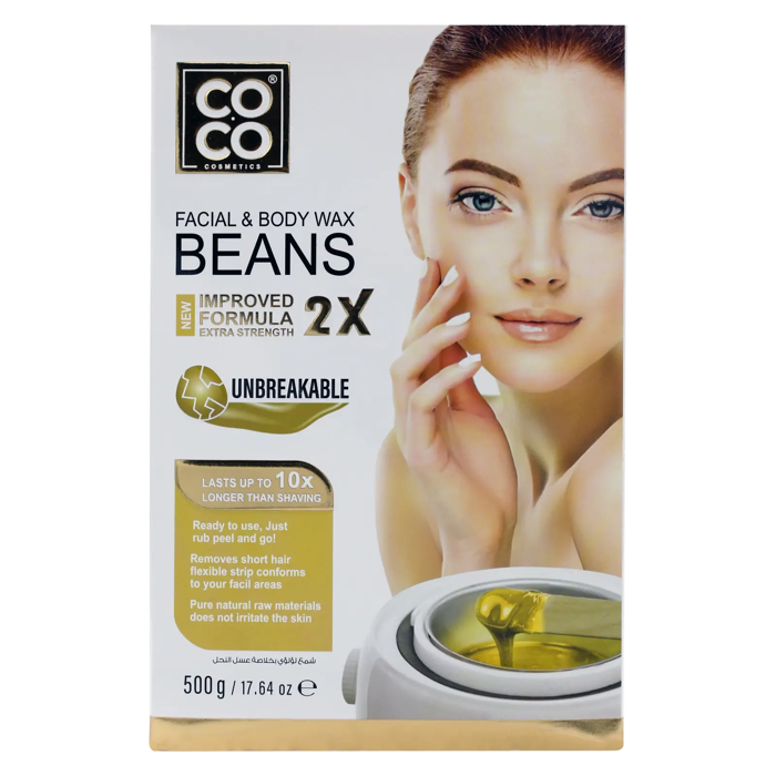 COCO Cold Wax Beans - Improved Formula Extra Strength (2X) 500 gm