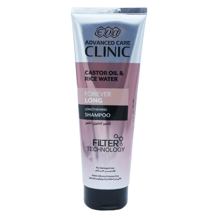 Eva Clinic Forever Long Lengthening Shampoo - Castor Oil & Rice Water (230 ml)